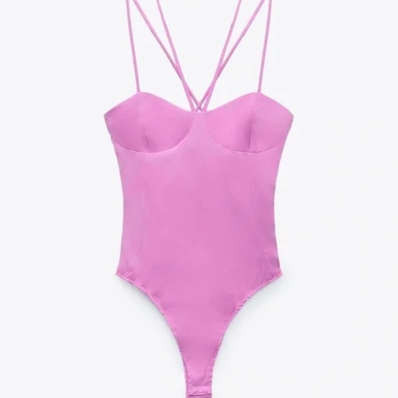 Zara satin effect bodysuit - Picture 1 of 5